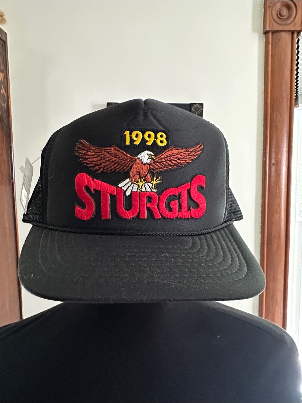 Sturgis 1998 Trucker Cap with Eagle
